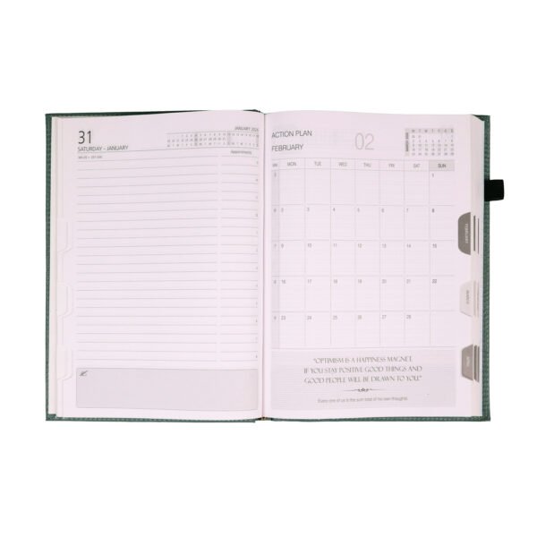 Vision log B5 One Date Diary with Pen Holder - Image 3