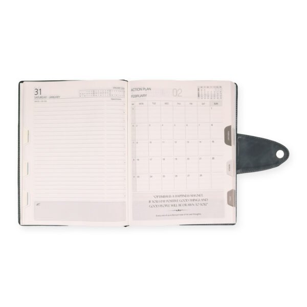 Vista B5 One Date Diary with Magnetic Clasp - Image 3
