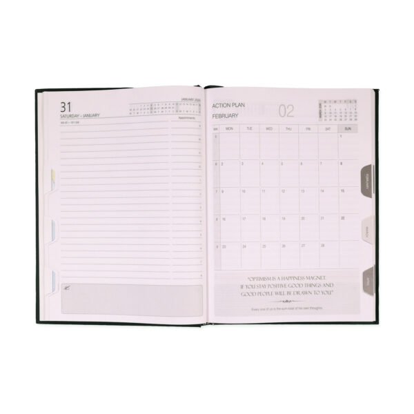 Rise B5 Size Diary With Planner & Month Tabbing - Image 3
