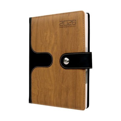 Earthy B5 One Date Planner Diary with Magnetic Clasp