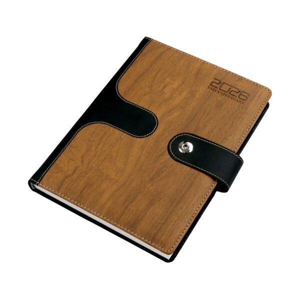 Earthy B5 One Date Planner Diary with Magnetic Clasp - Image 5