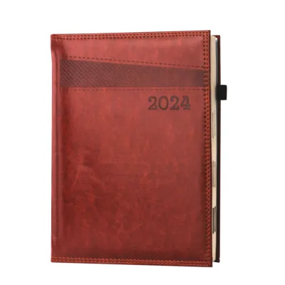 Classic Brown Sunday Planner Diary ForU