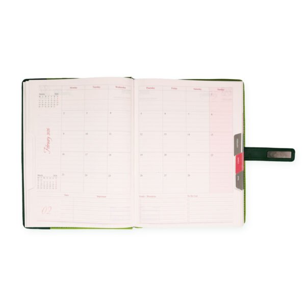 Starrer B5 Two Page Planner Diary with Magnetic Clasp - Image 3