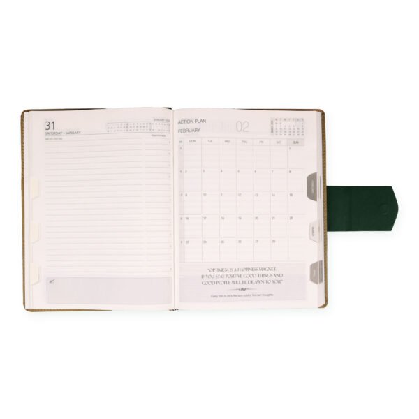 Noble One Date B5 Graining Pages Planner Diary - Image 3
