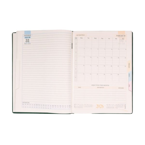 Haven B5 One Date Planner Diary with Pen Holder - Image 3