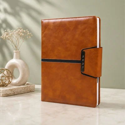 Aura Leatherette Hardbound Diary
