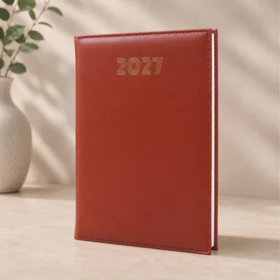 Vision Log Leatherette Hardbound Diary