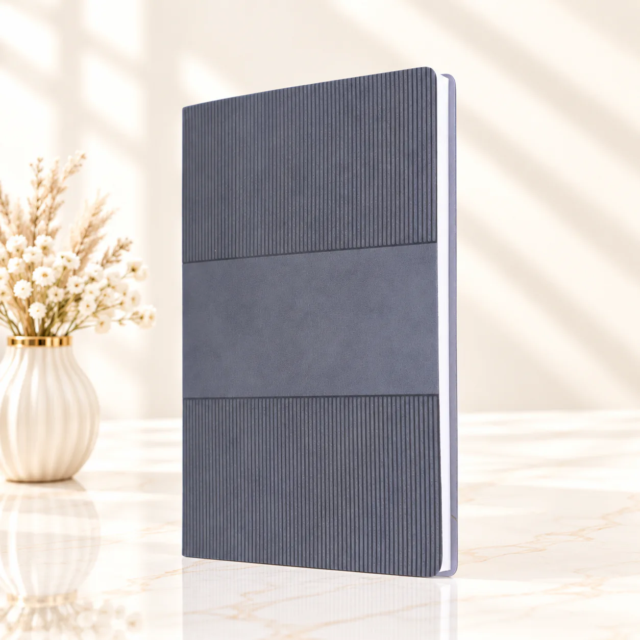 Ribbed Terracotta Premium Notebook - Image 3