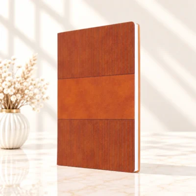 Ribbed Terracotta Premium Notebook
