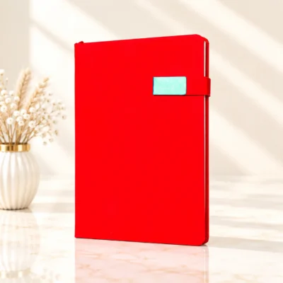 Scarlet Clasp Premium Notebook
