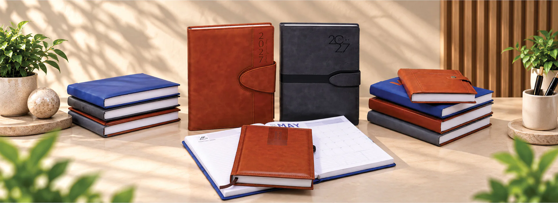 Leather Diaries Manufacturer in delhi